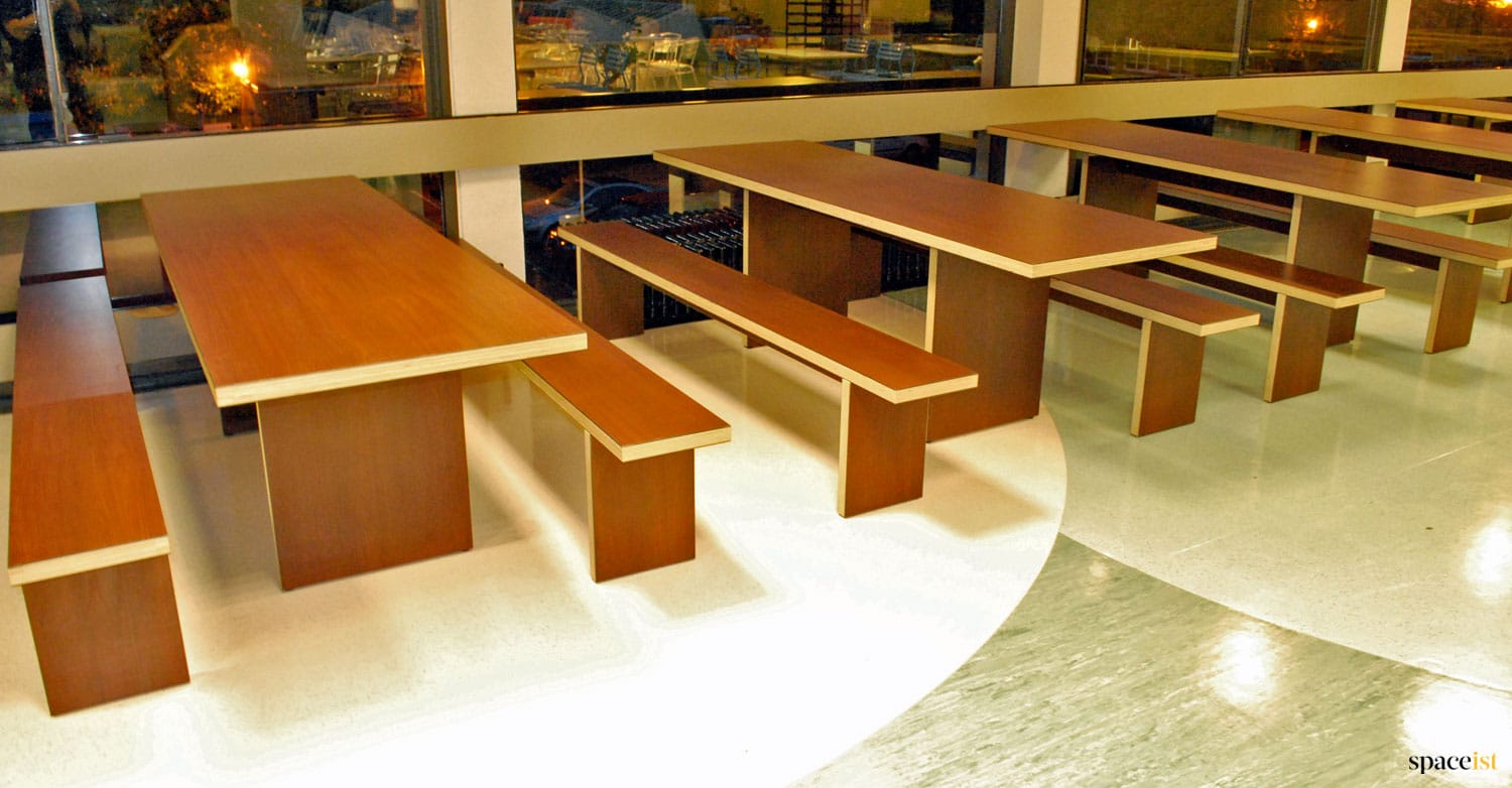 laminate topped canteen table