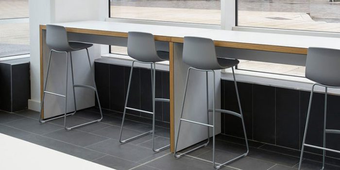 High canteen tables