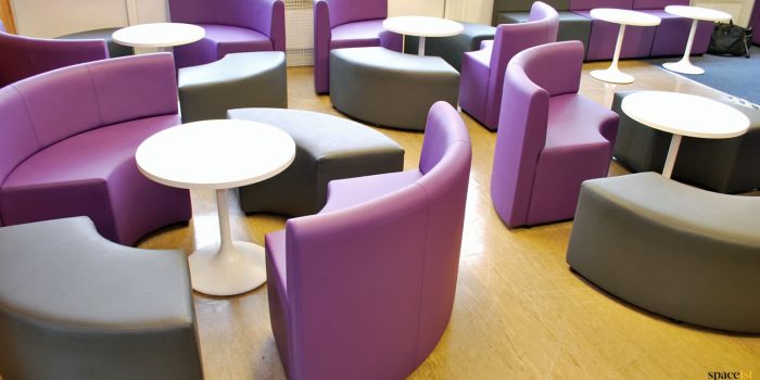 round booths for youth club