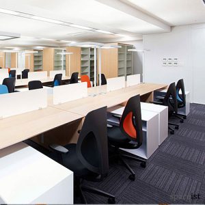 Integrating workstations into an open office design