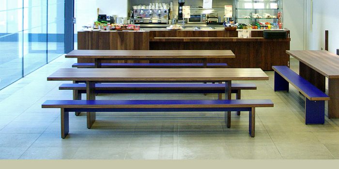 Walnut canteen table