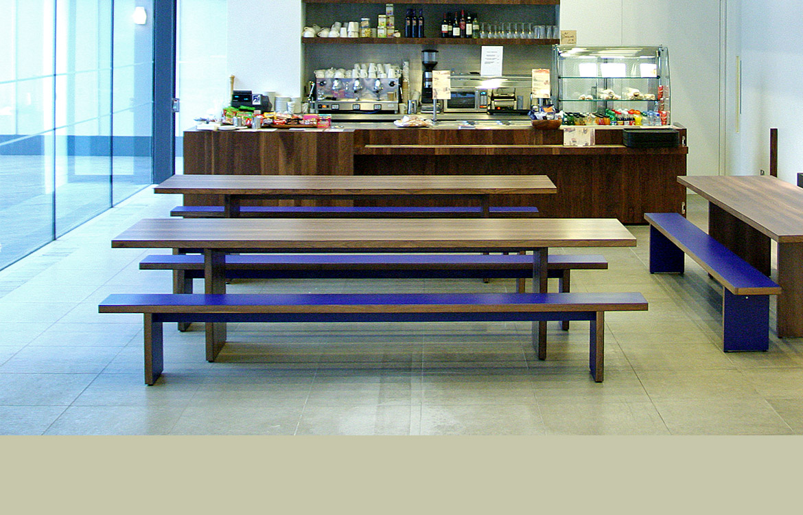Walnut canteen table