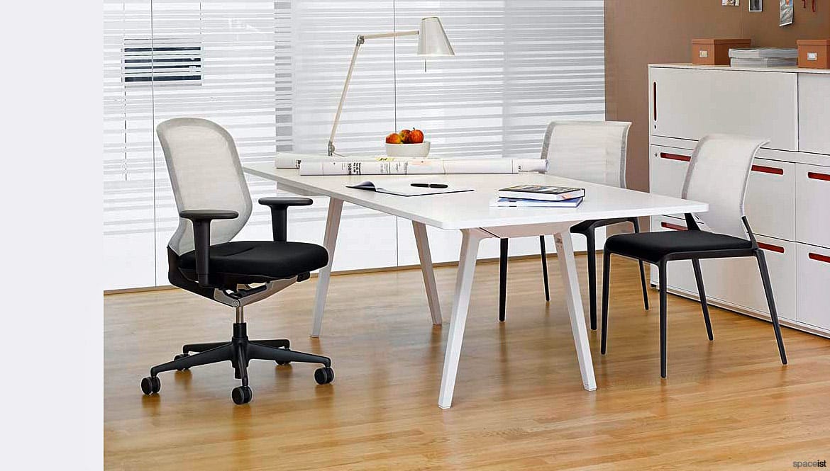 White Large Desk