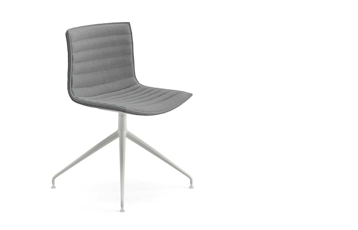 Light grey ribbed seat commercial use