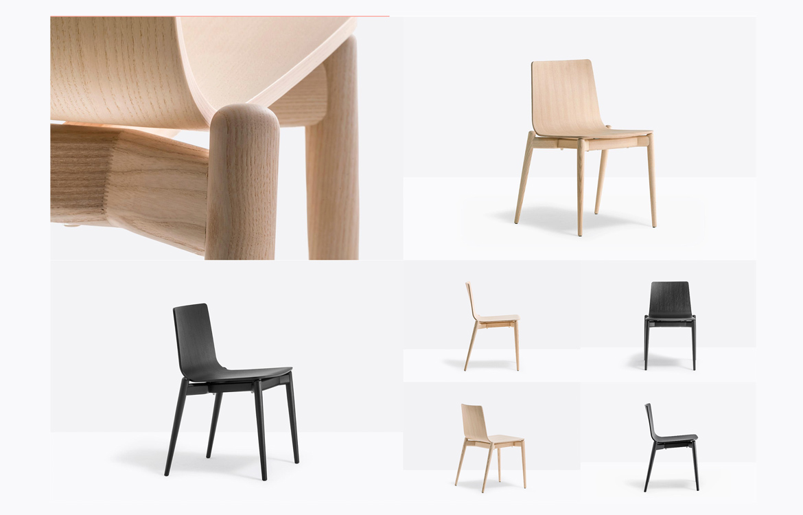Pedrali Malmo wood cafe chair range