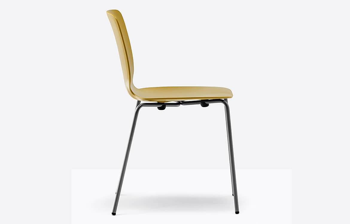 Mustard cafe chair