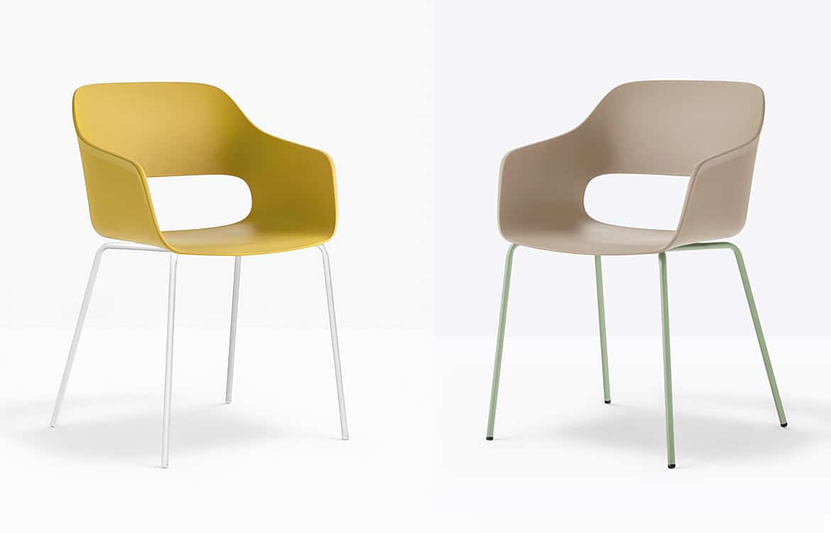 Mustard cafe chair