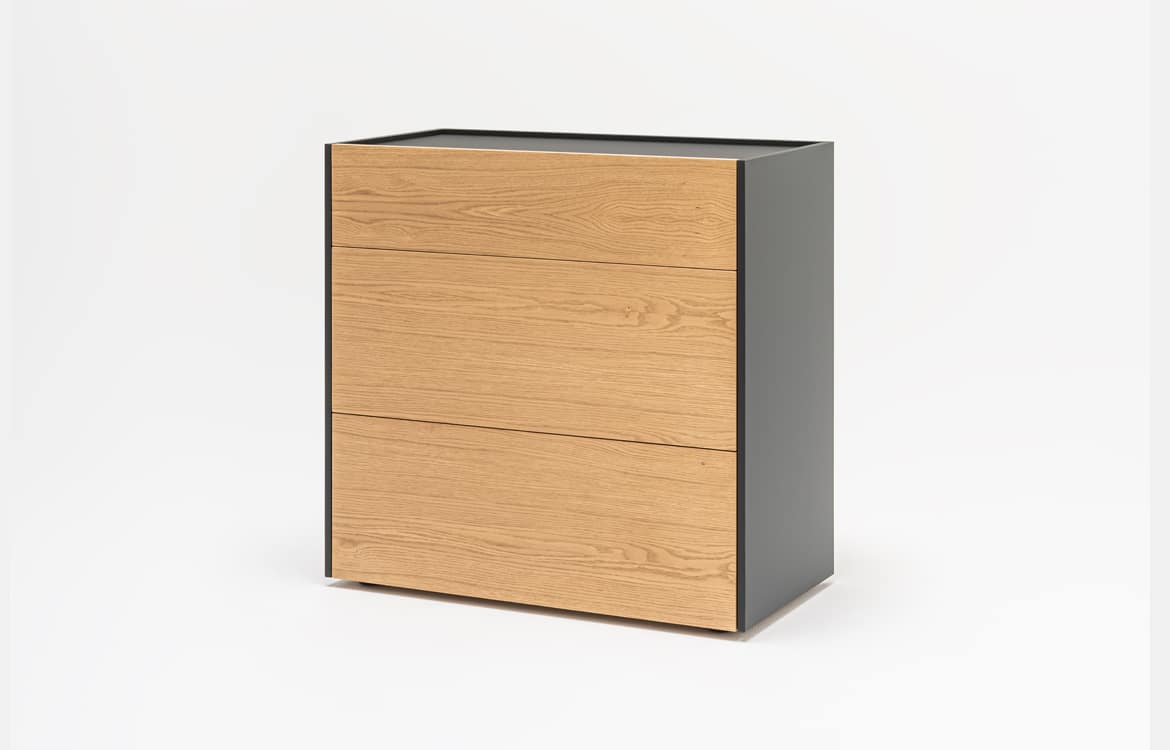 Oak wood drawers