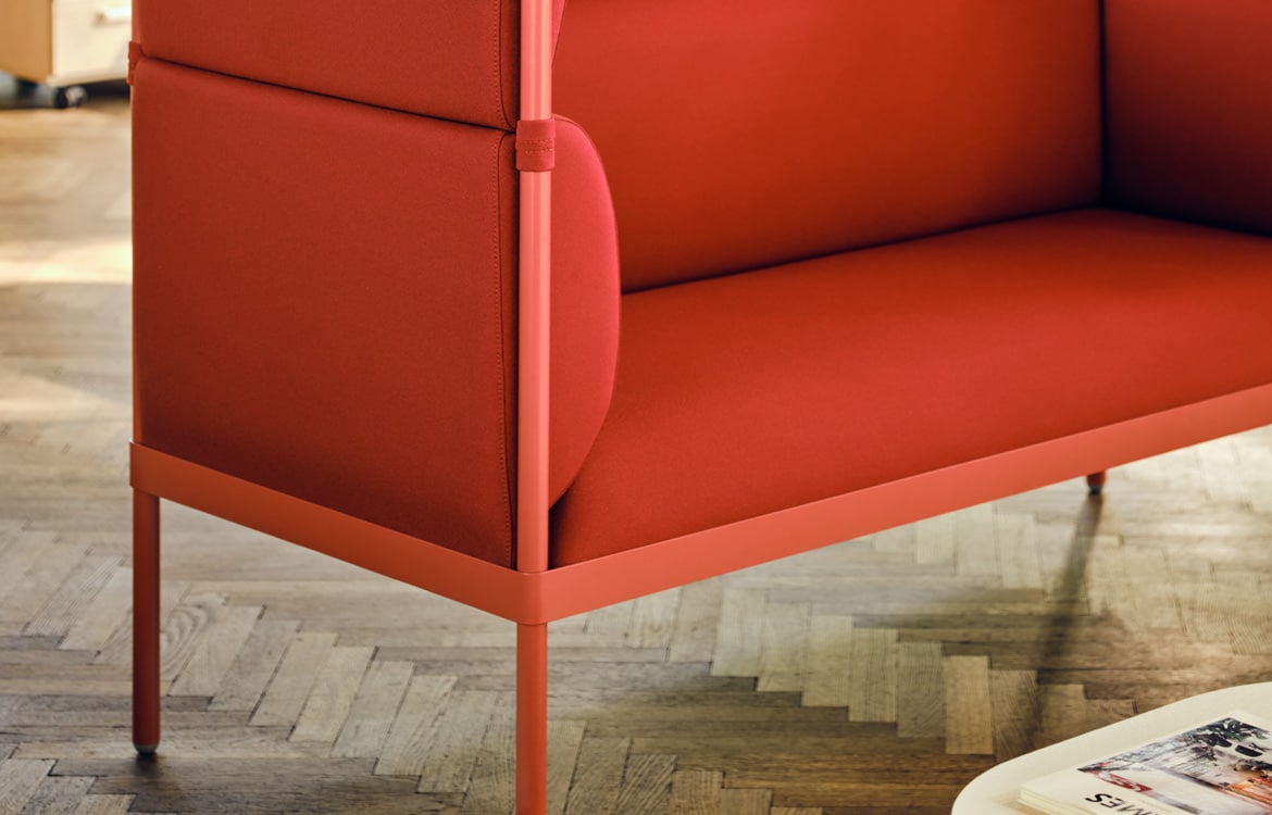 Office sofa closeup