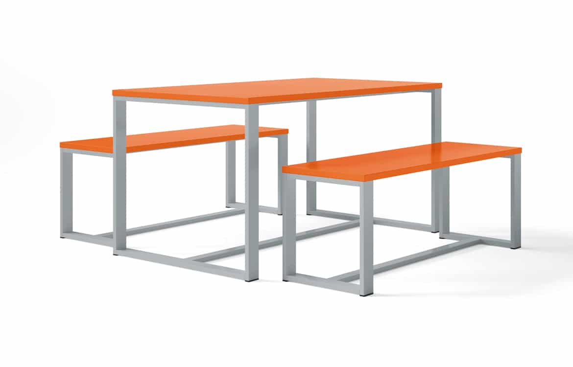 Orange Canteen Table