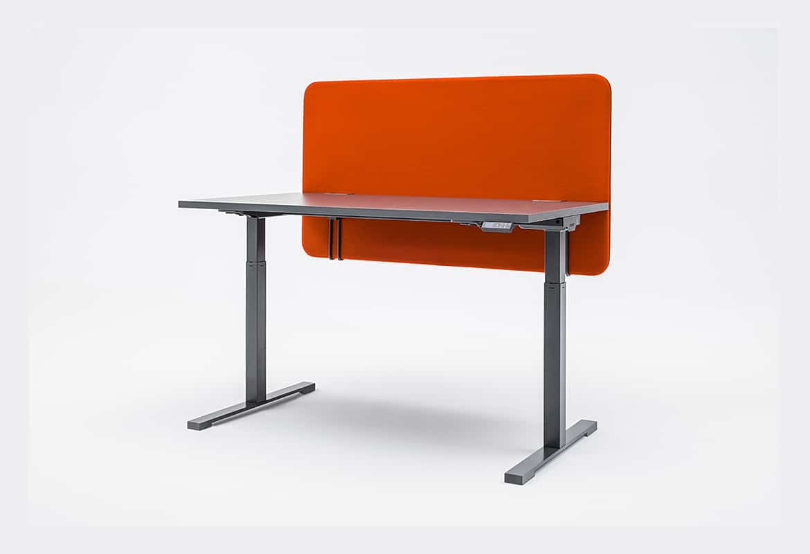 Orange Standing Desk