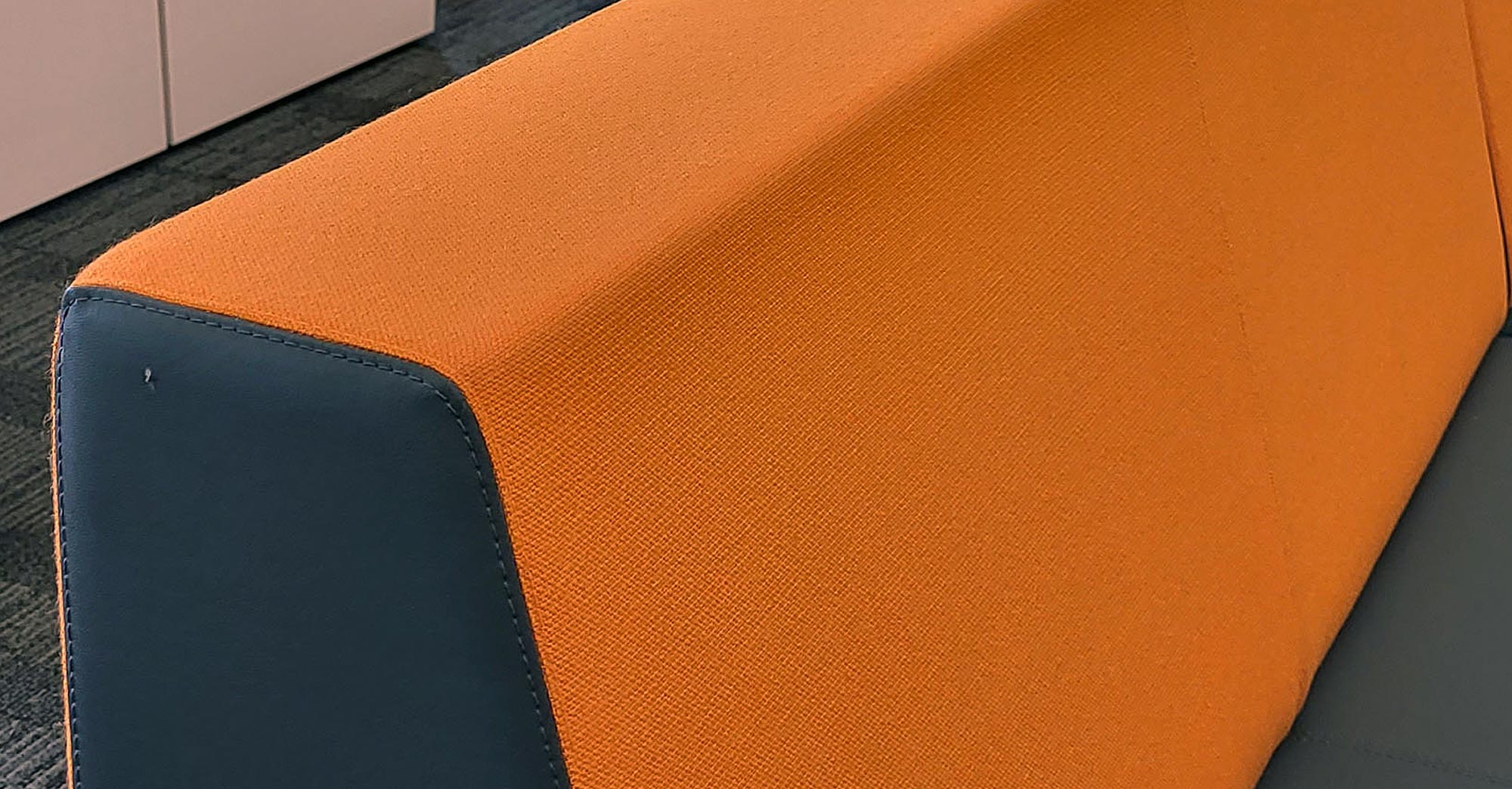 Orange-sofa Orange sofa