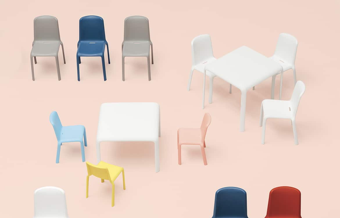 Outdoor cafe chair