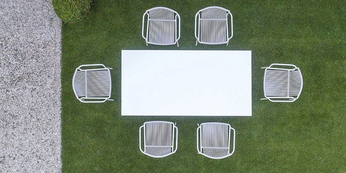 Outdoor canteen table