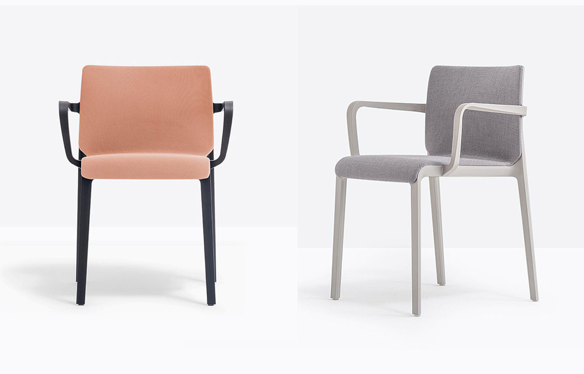 Peach commercial chair