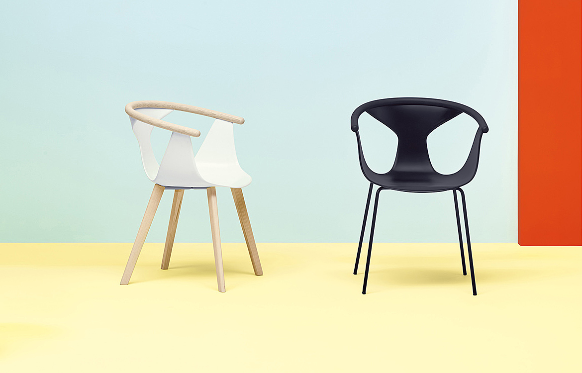 Pedrali Fox artdeco cafe chair