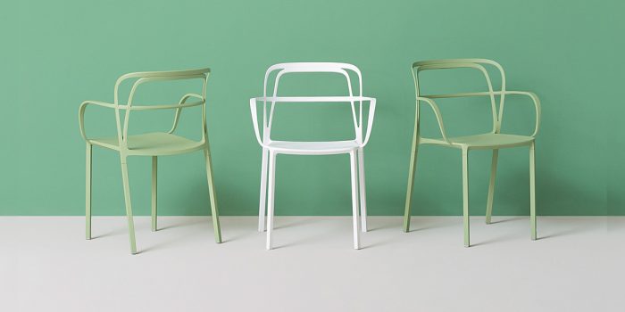 Pedrali Intrigo chair in green