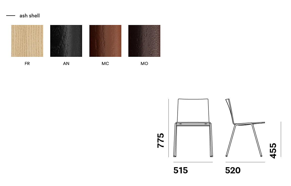Pedrali Osaka seating colours