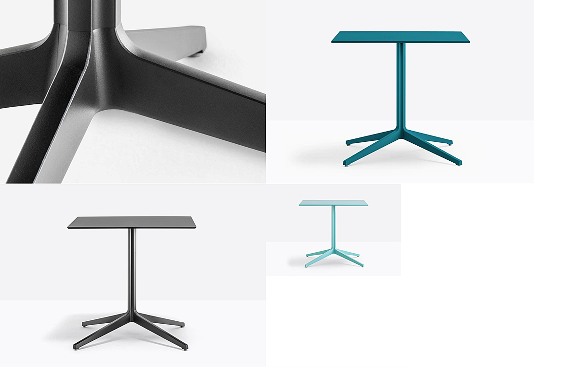 Pedrali ypsilon large cafe table range