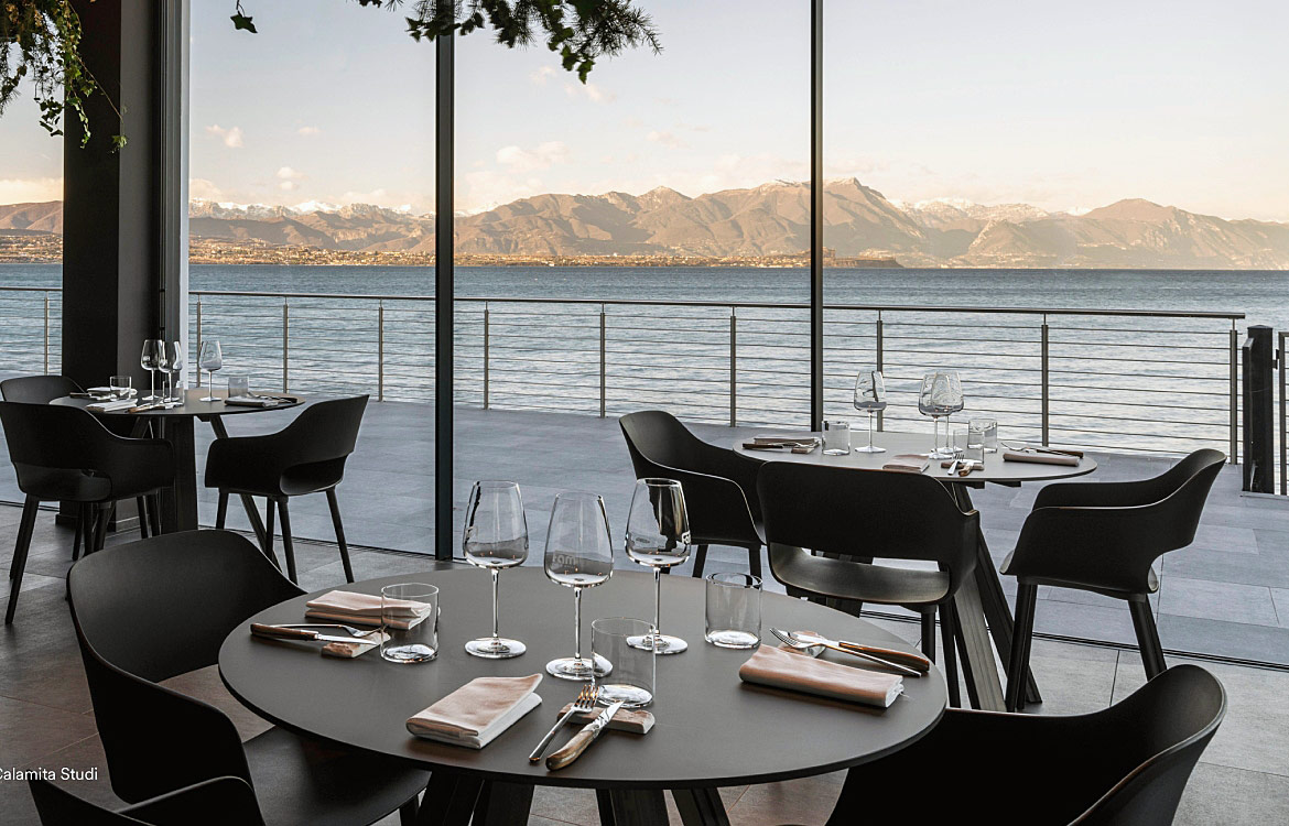 Pedrali Babila black restaurant chair