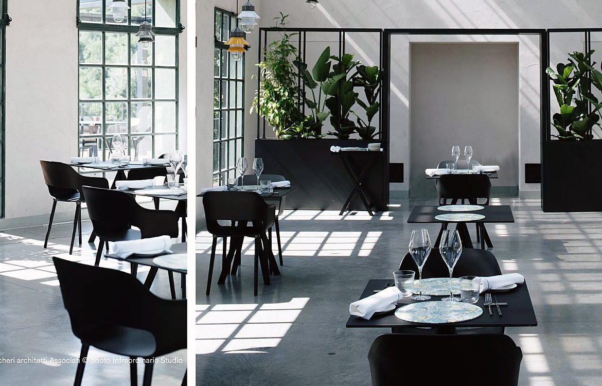Pedrali Babila black restaurant chair