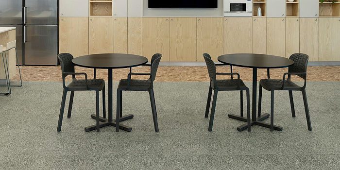 Pedrali Bold black cafe table range