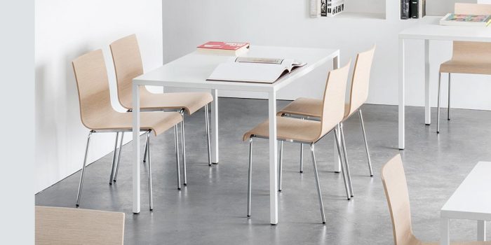 Pedrali fabbrico modern canteen table