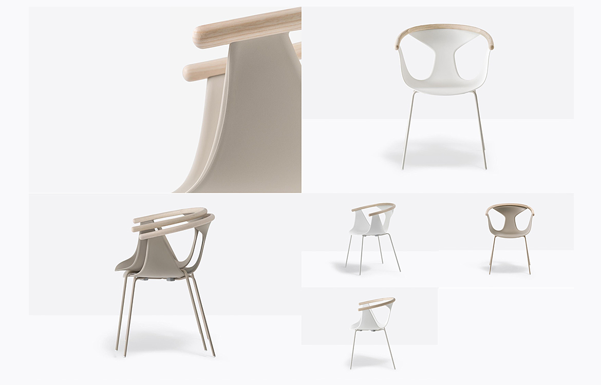 Pedrali Fox cafe chair range