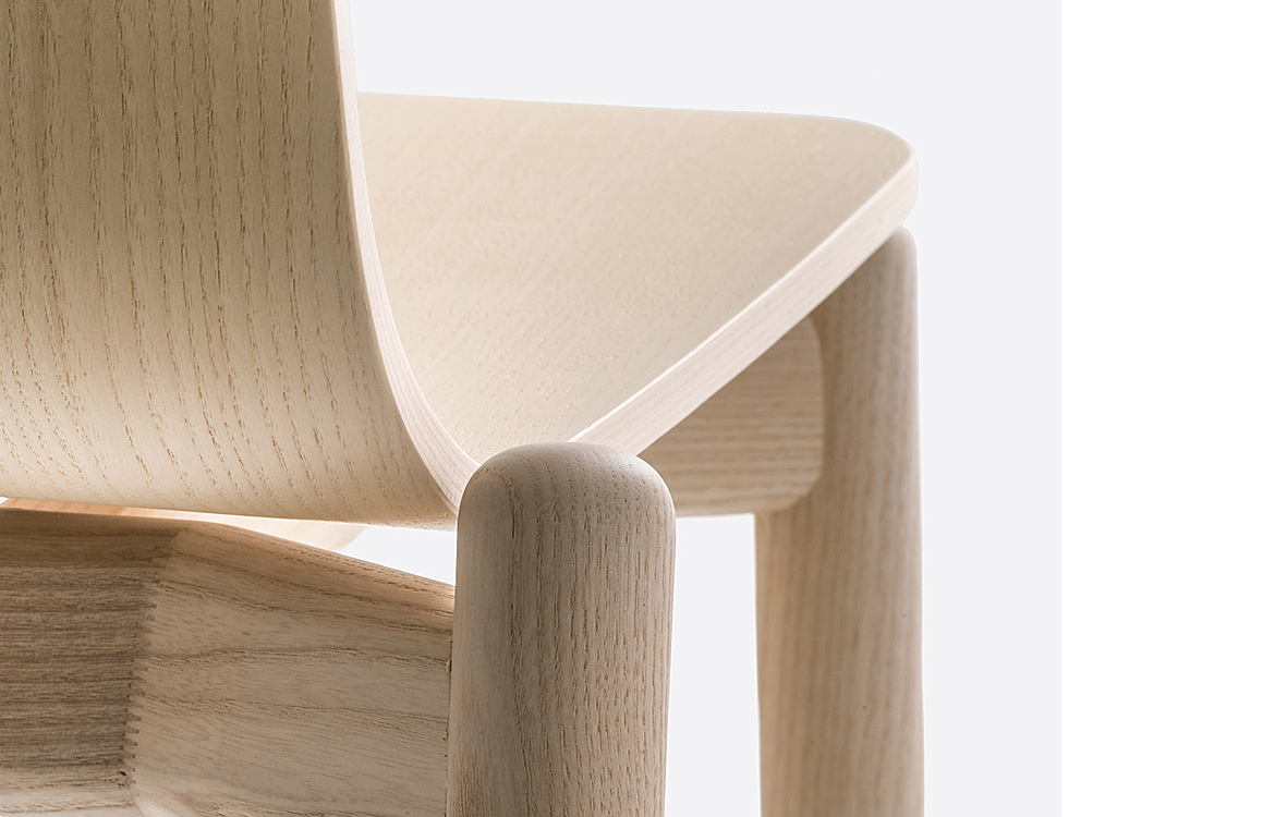 Pedrali Malmo light wood chair