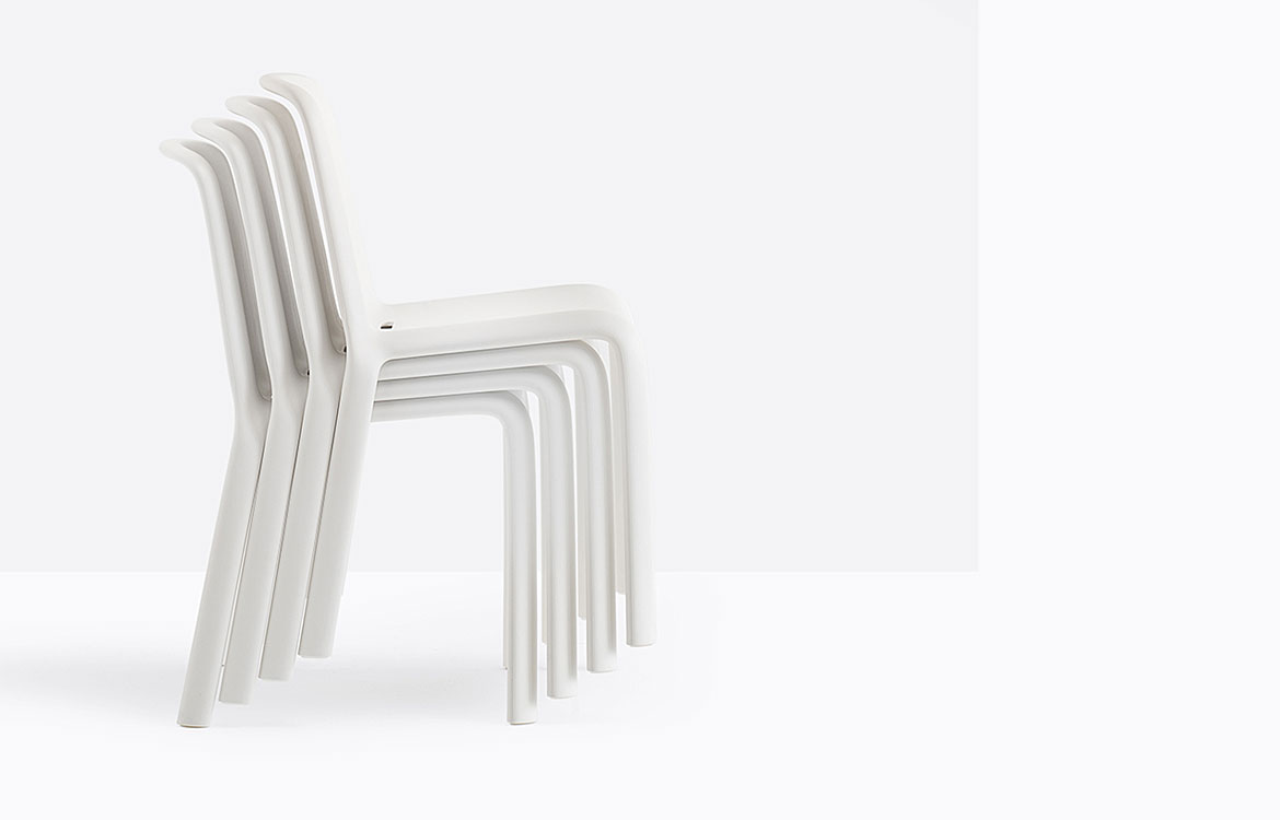 Pedrali snow stacking chairs