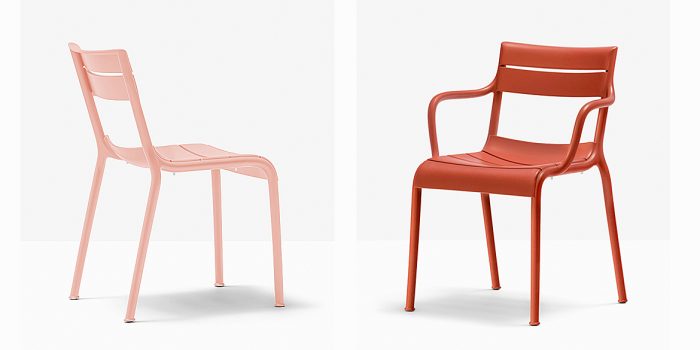 Pedrali Souvenir pink chair