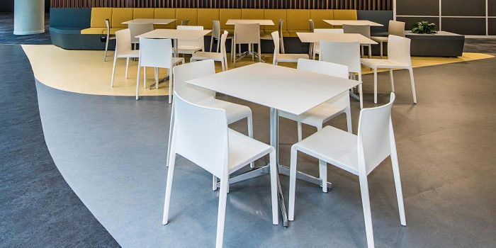 Pedrali Ypsilon large folding cafe table