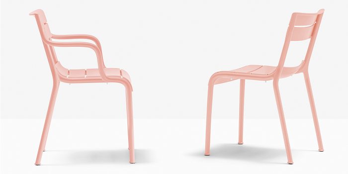 Pink ice cream parlour chair