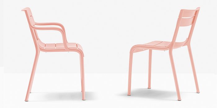 Pink ice cream parlour chair