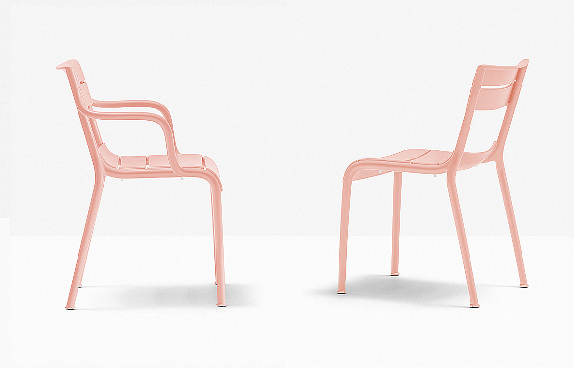 Pink ice cream parlour chair