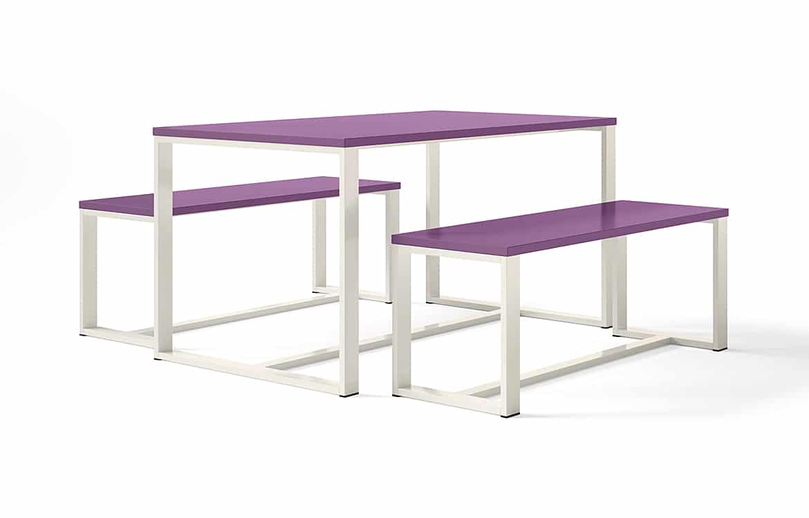 Purple Canteen Table