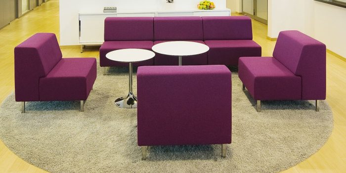 Purple office sofa chairs