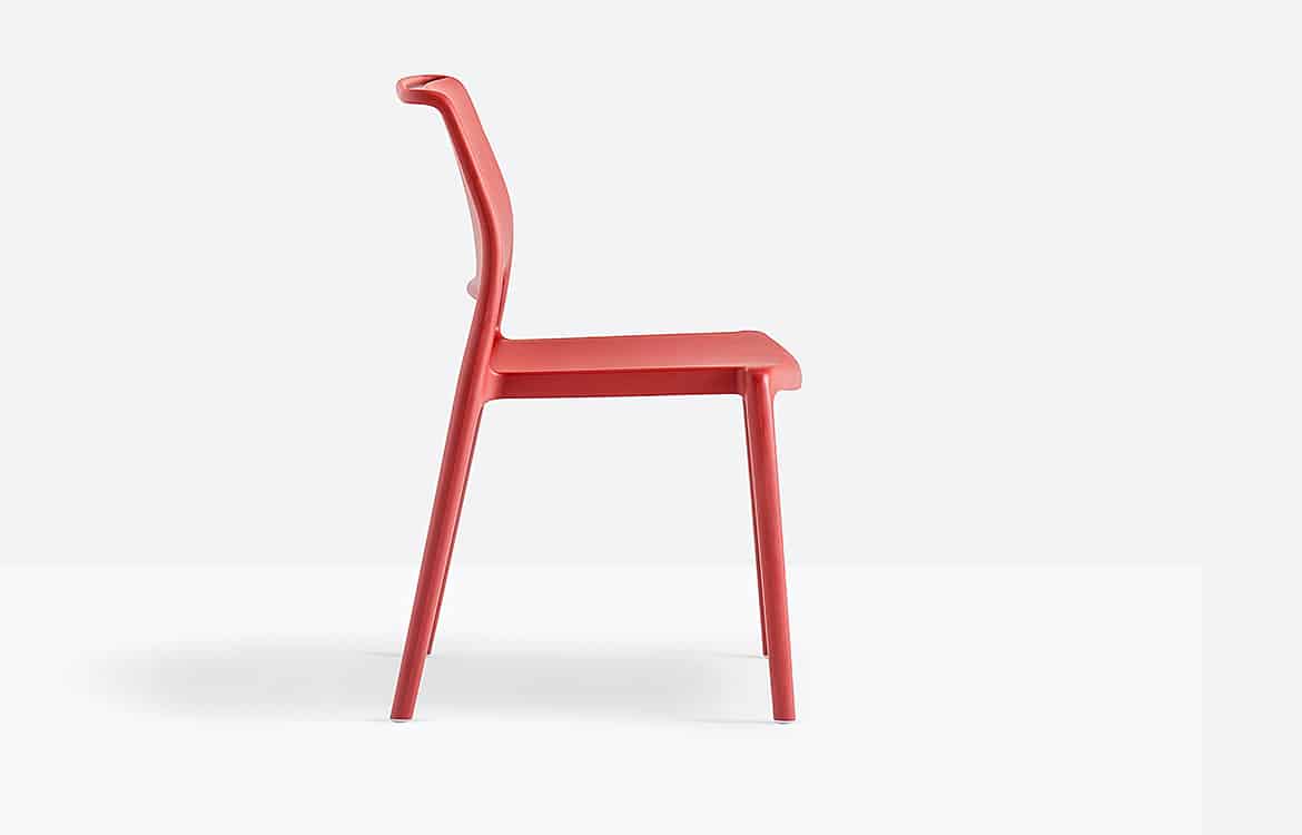 Red cafe chair