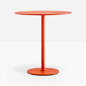 Round Orange Table