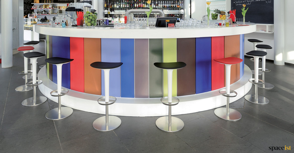 Babar stool black + white