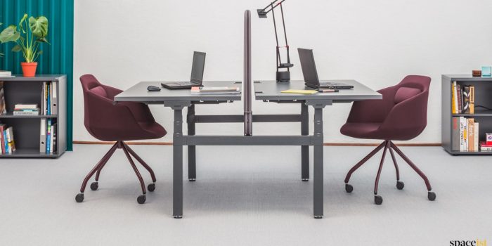 Drive double electronic height adjustable desk