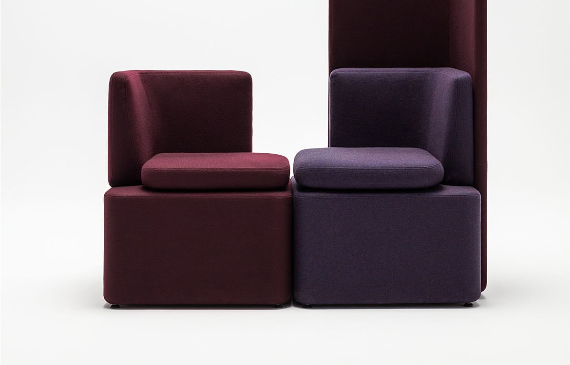 School Modular Seating with High Back