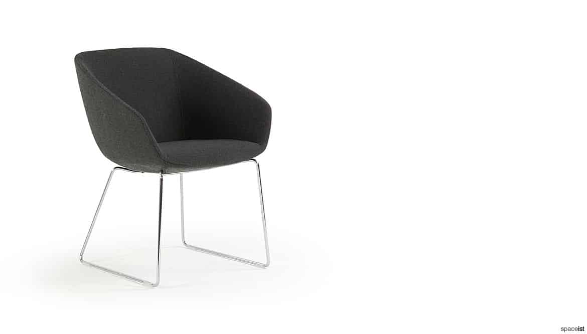 Dark grey chair