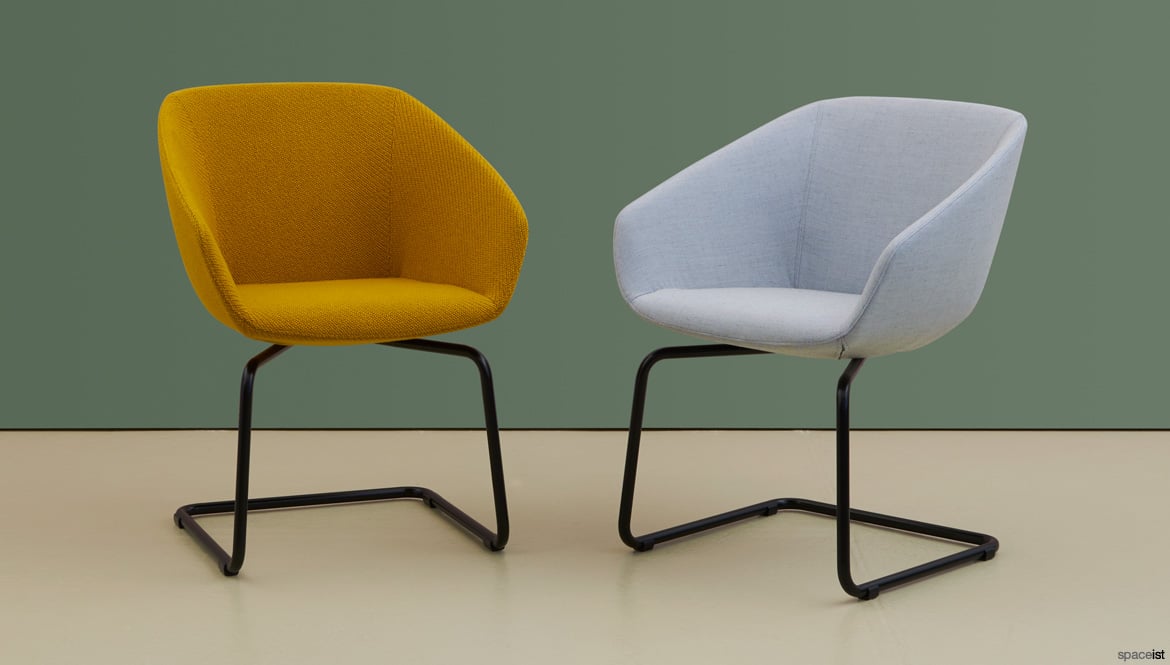 Yellow + black chair