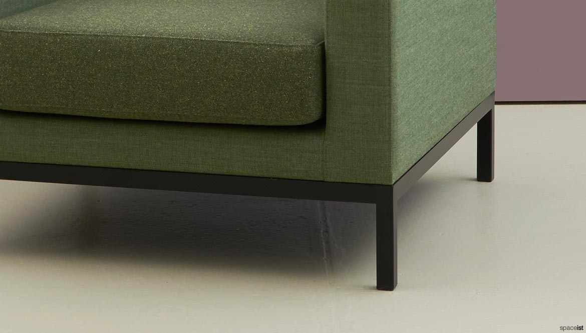 Green chair closeup