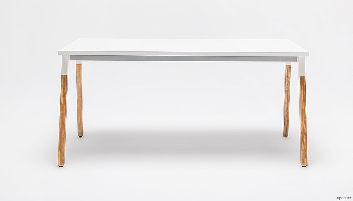 White + Oak Desk