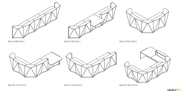 Alps angular CAD drawings 2
