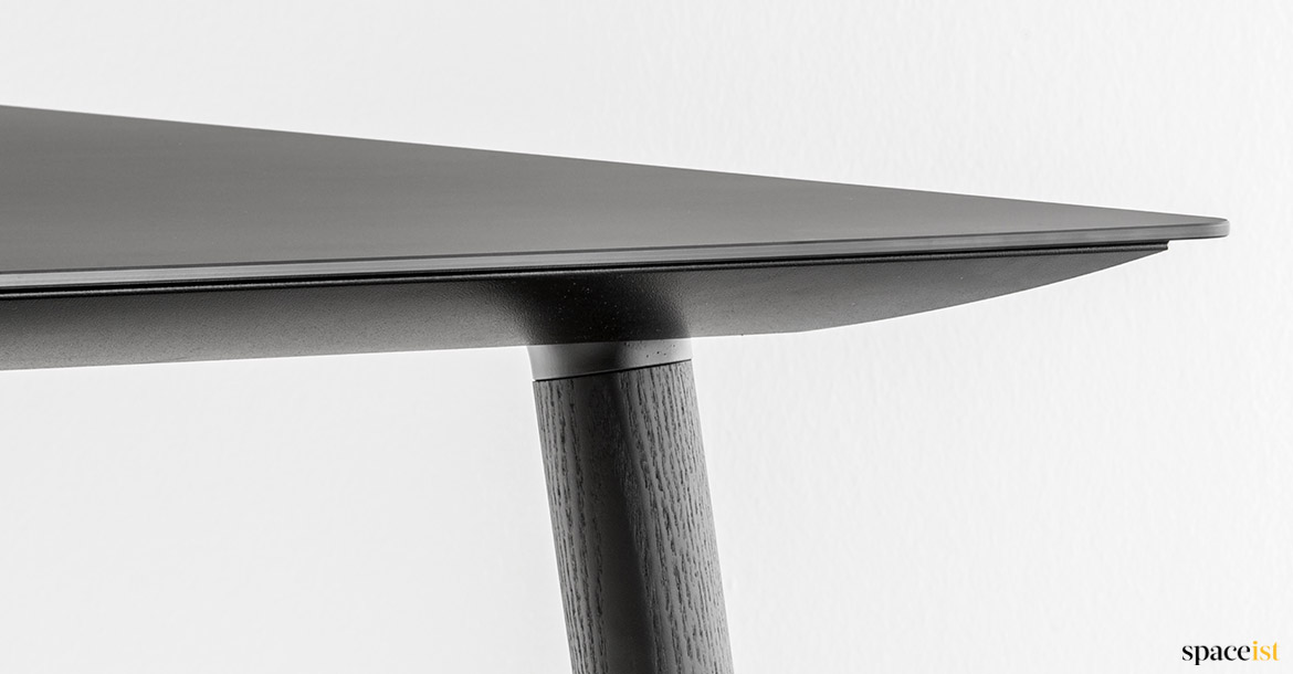 Wood + laminate table