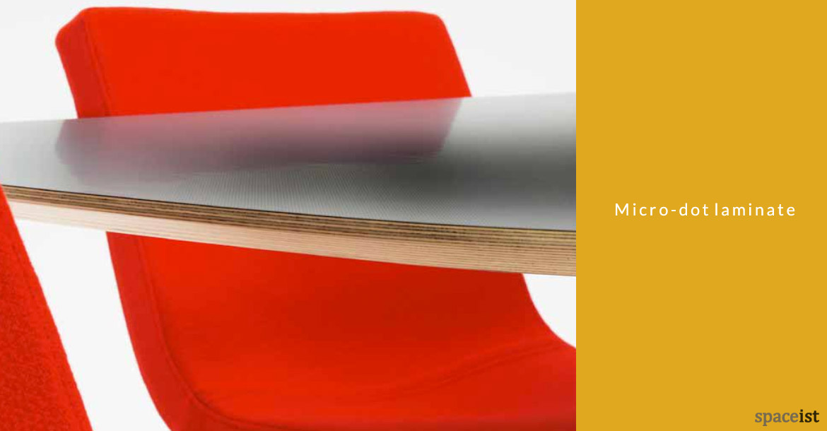 Bond meeting table micro-dot laminate