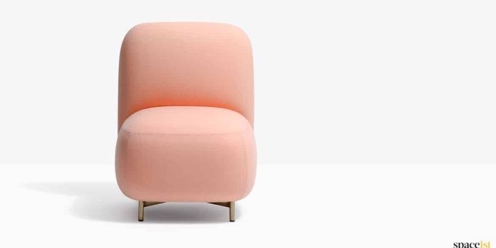 Pink bubble chair